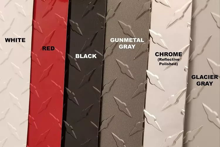 aluminum diamond plate sheets by color
